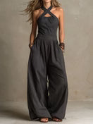 Bianca | Mono con un elegante escote cruzado