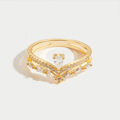 Aura – Anillo elegante de cristal