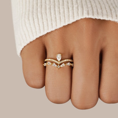 Aura – Anillo elegante de cristal