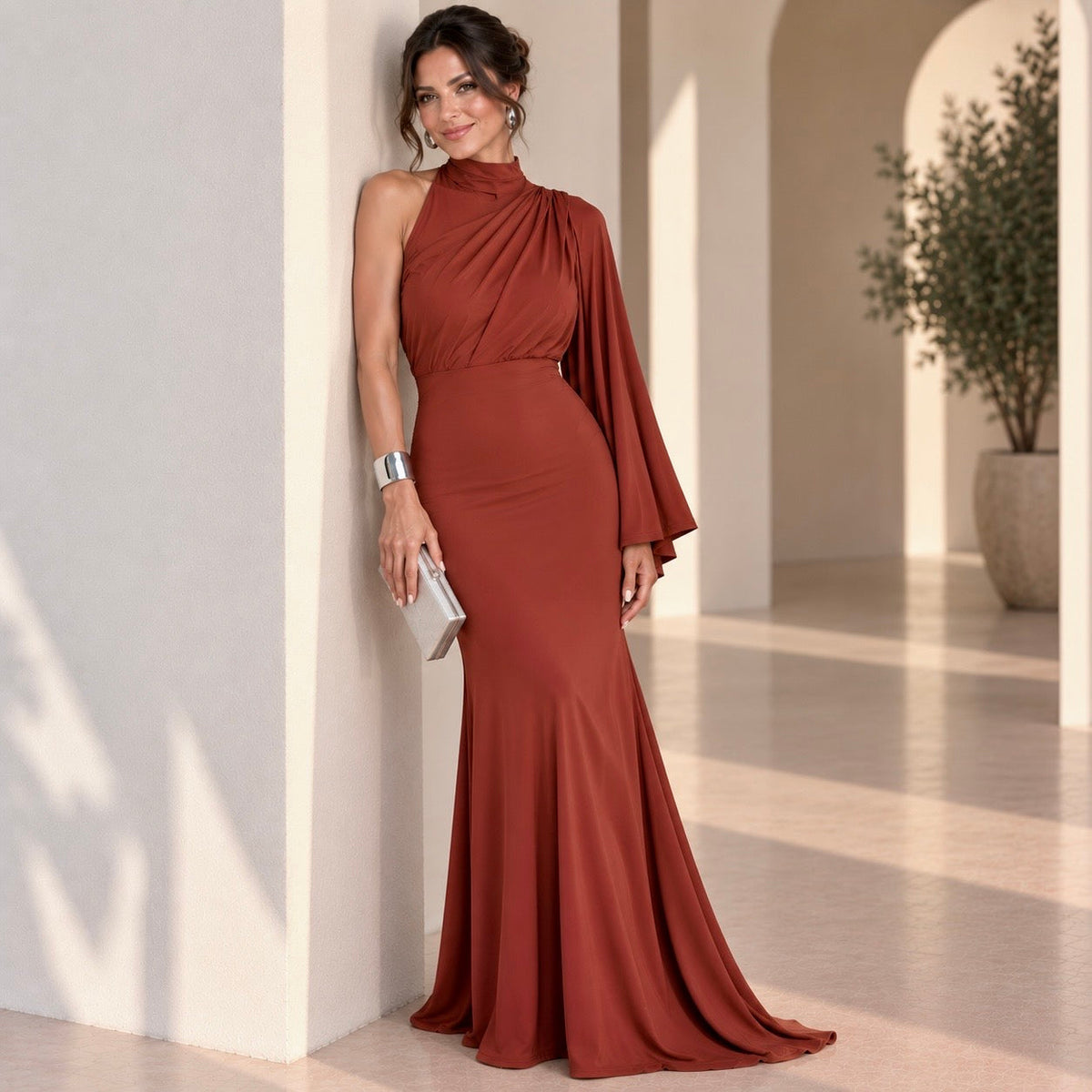 Vestido Desire Teja