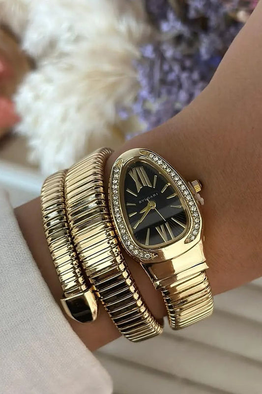 Mariah | Reloj con Pulsera de Serpiente