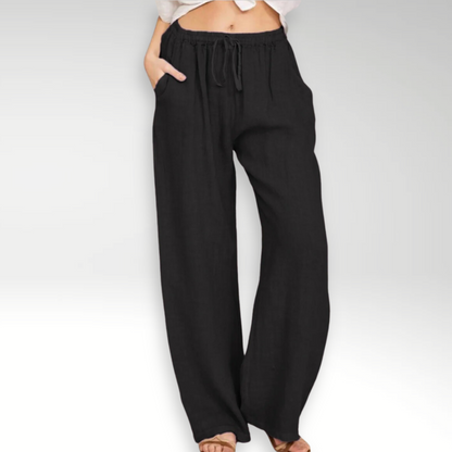 Pantalones cómodos de pierna ancha