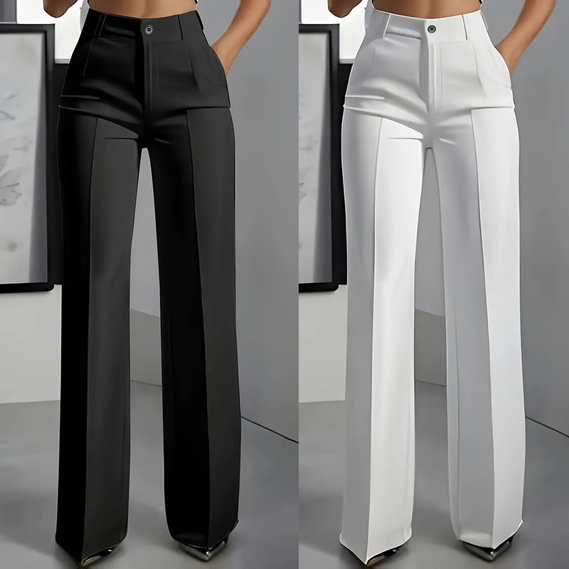 Lily | Pantalones de traje de mujer de cintura alta