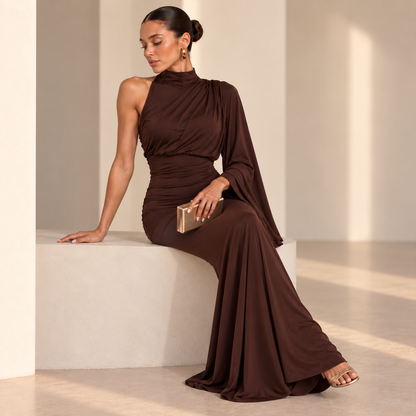 Vestido Desiré marrón