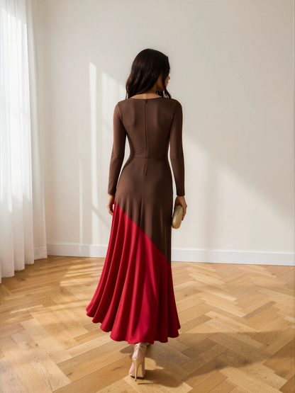 Clarissa otoño / marrón Rojo