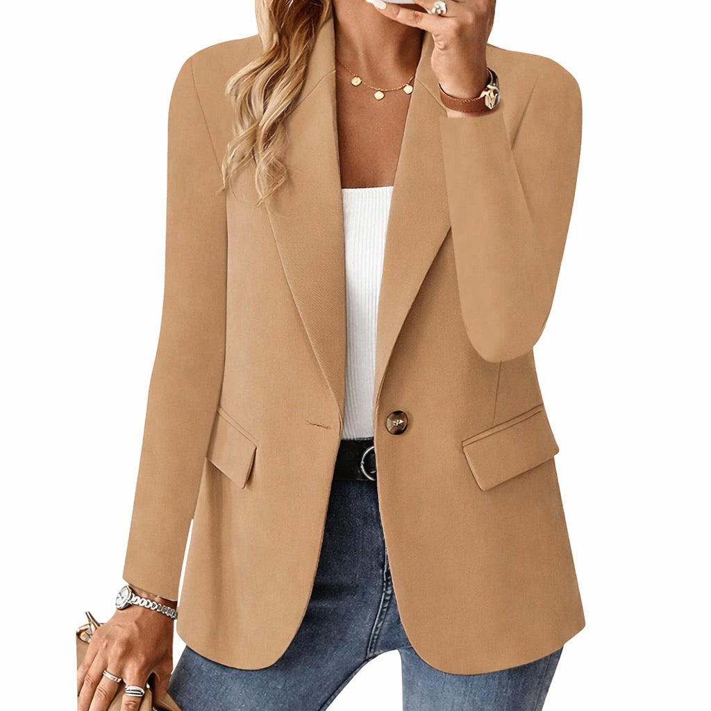 Jill | Blazer Clásico de Un Solo Botón