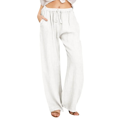 Pantalones cómodos de pierna ancha