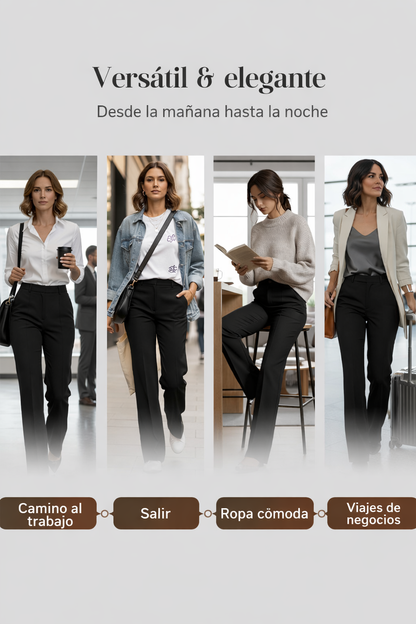 Lily | Pantalones de traje de mujer de cintura alta