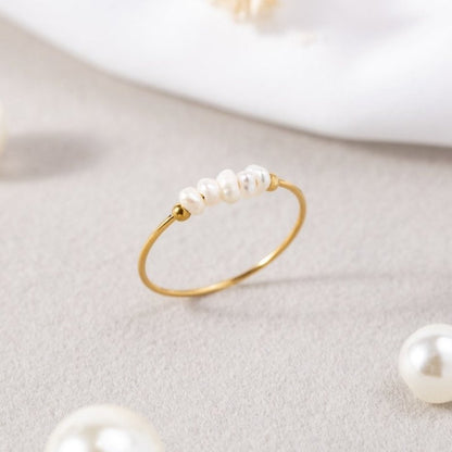 Gracia – Anillo de perlas de agua dulce