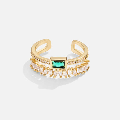 Anillo “Luz” – Cristal en capas