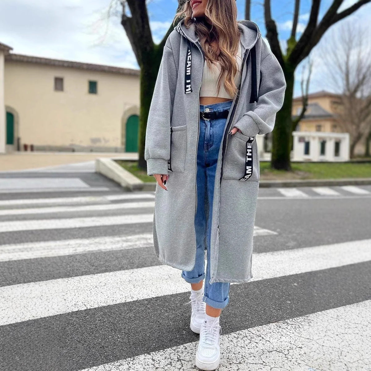 💃Sudadera oversize con capucha para mujer