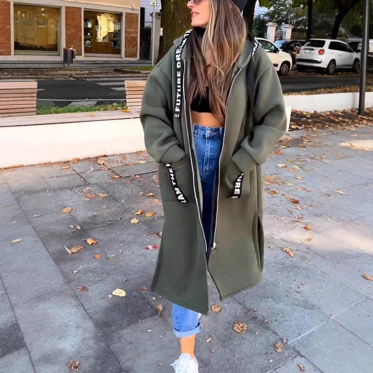 💃Sudadera oversize con capucha para mujer