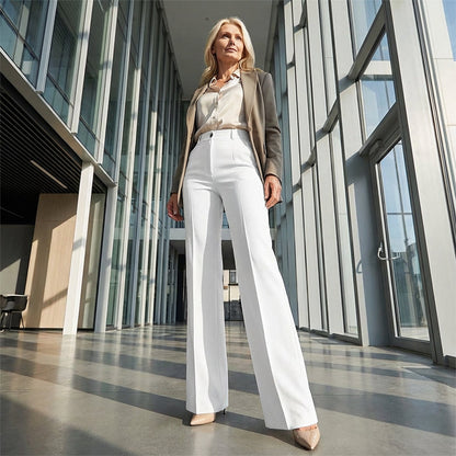 Lily | Pantalones de traje de mujer de cintura alta