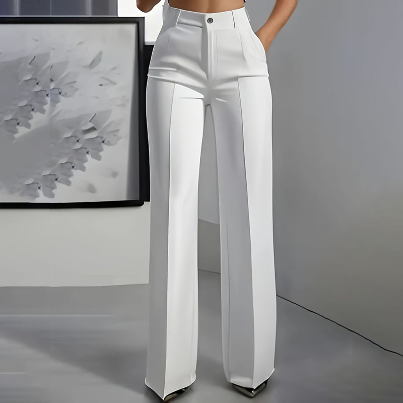 Lily | Pantalones de traje de mujer de cintura alta