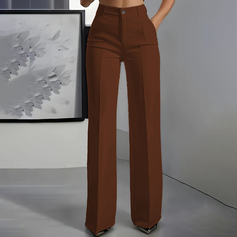 Lily | Pantalones de traje de mujer de cintura alta