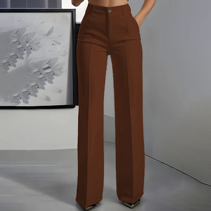 Lily | Pantalones de traje de mujer de cintura alta