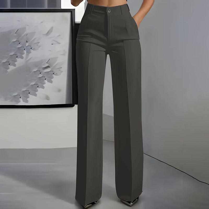 Lily | Pantalones de traje de mujer de cintura alta